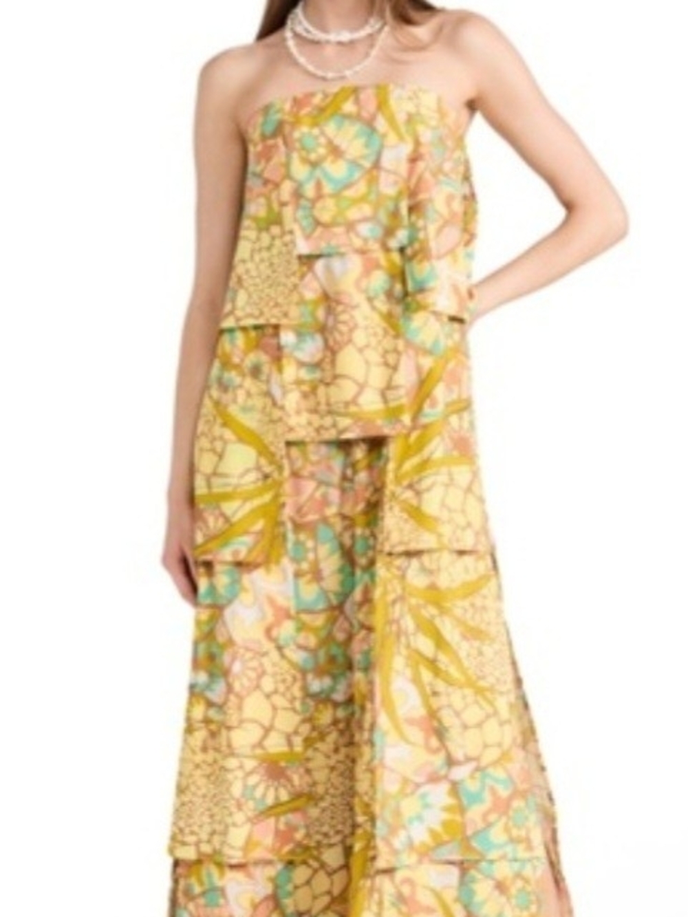 Andrea Iyamah Strata Strapless Maxi Dress NWT- S